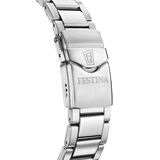 RELOJ DE HOMBRE FESTINA F20663/3 NEGRO CORREA DE ACERO INOXIDABLE