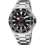 RELOJ DE HOMBRE FESTINA F20663/3 NEGRO CORREA DE ACERO INOXIDABLE
