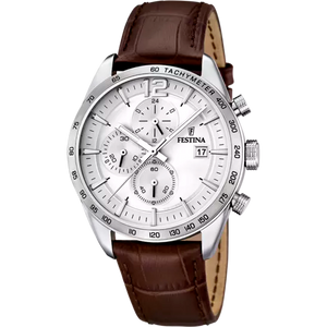 RELOJ DE HOMBRE FESTINA TIMELESS CHRONOGRAPH F16760/1 CON ESFERA PLATEADA